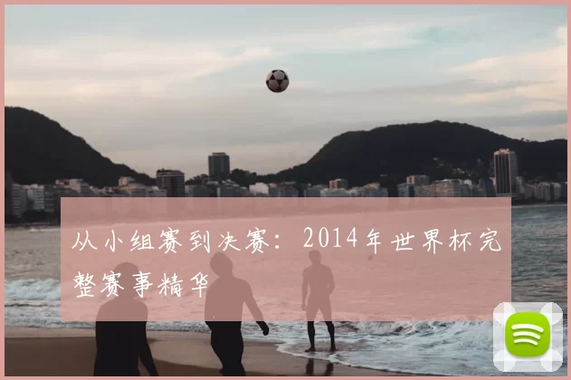 从小组赛到决赛：2014年世界杯完整赛事精华