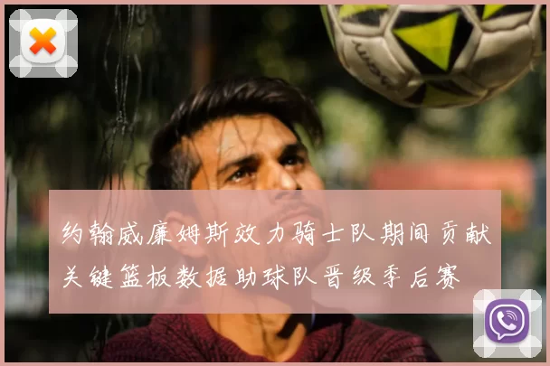 约翰威廉姆斯效力骑士队期间贡献关键篮板数据助球队晋级季后赛